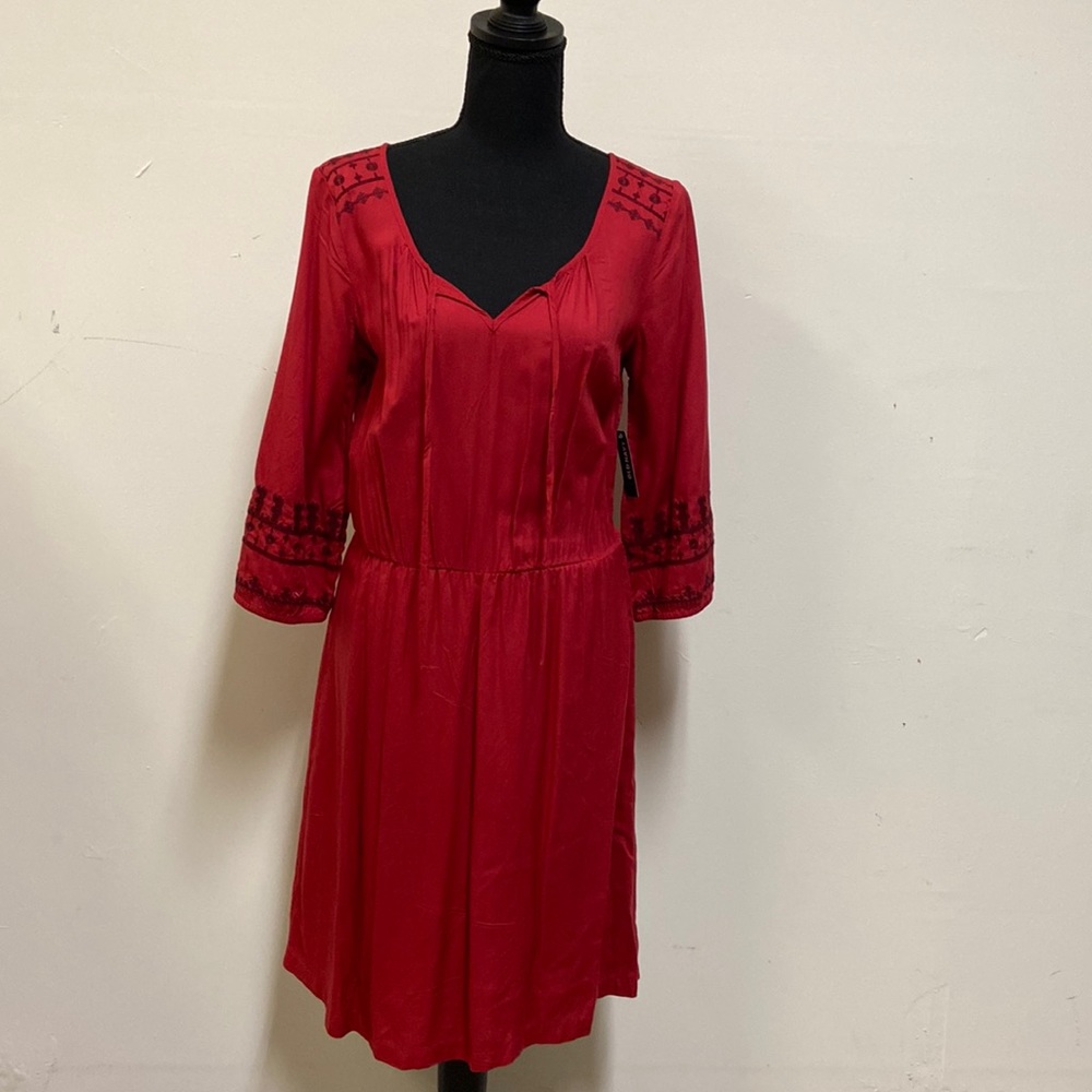 Old Navy - Women's V-Neck Dress with Front Tie (NWT) - Picture 1 of 9